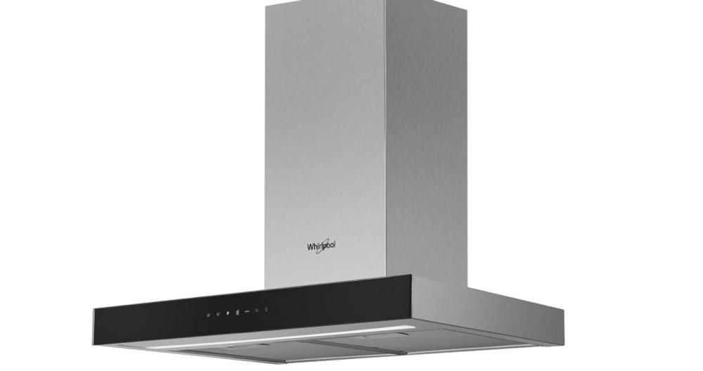 WHIRLPOOL WHBS62FLTK 1 okap regulacja prędkość skokowa gotowanie pochłanianie opary zapachy oświetlenie led
