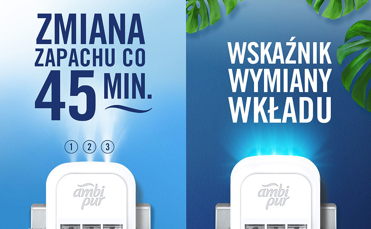Wkład do odświeżacza powietrza AMBI PUR 3Volution Wiosenne przebudzenie 20 ml uwalnianie zapachu