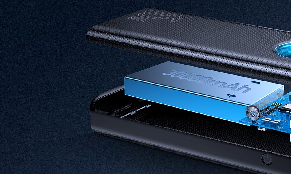 Powerbank BASEUS Amblight 30000 mAh 65W ladowanie moc wydajnosc urzadzenia
