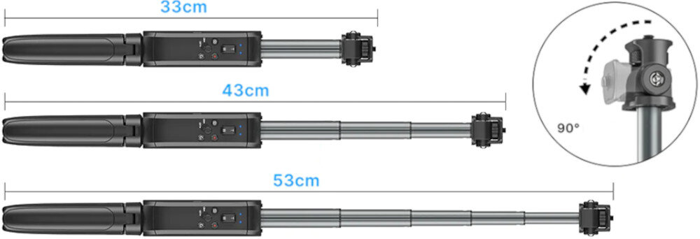 Statyw ULANZI Mt-40 konstrukcja waga regulacja wysokość nóżki