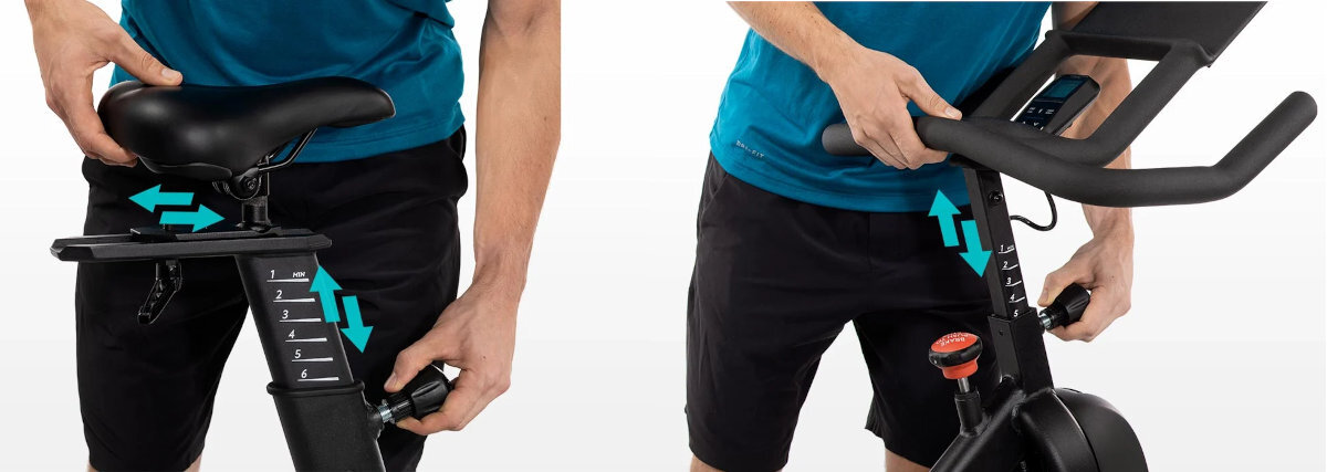 Rower spinningowy HORIZON FITNESS 5.0 IC ergonomia kierownica wygoda siodełko regulacja