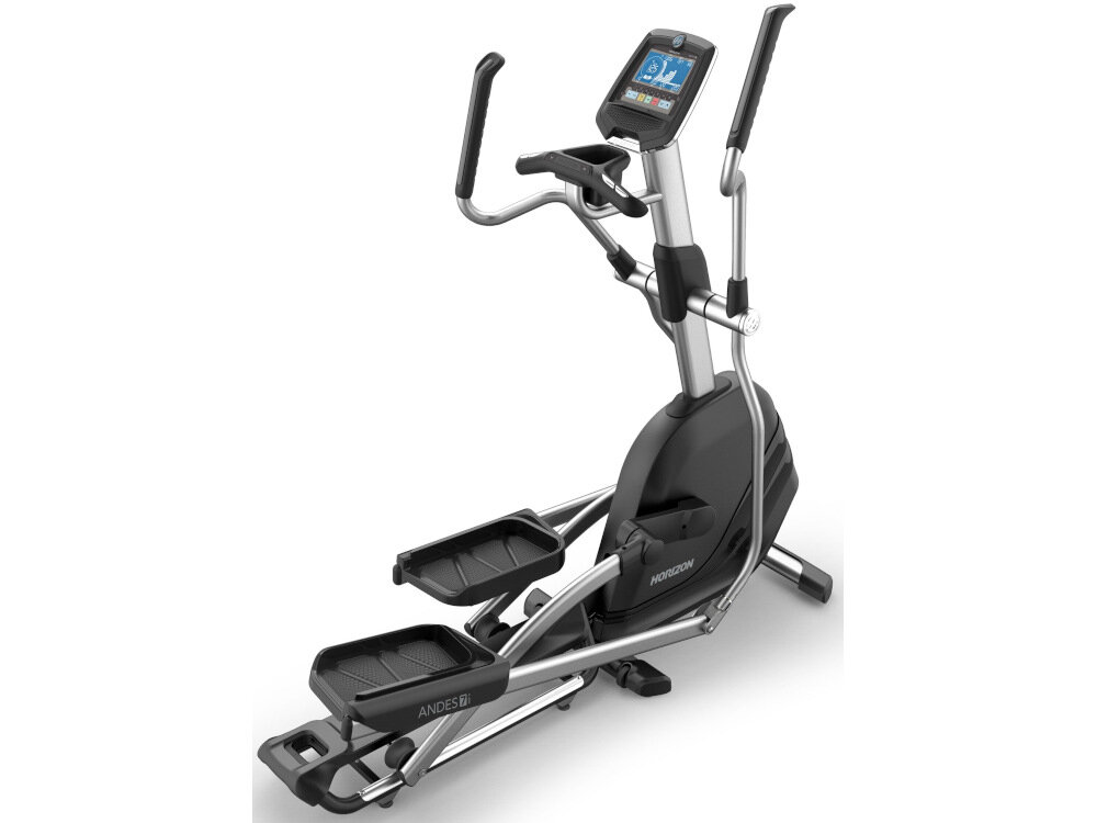 Orbitrek elektromagnetyczny HORIZON FITNESS Andes 7i Viewfit 14 programów treningowych treningi o zróżnicowanym działaniu kompatybilne z Passport Ready trenowanie na wirtualnych trasach