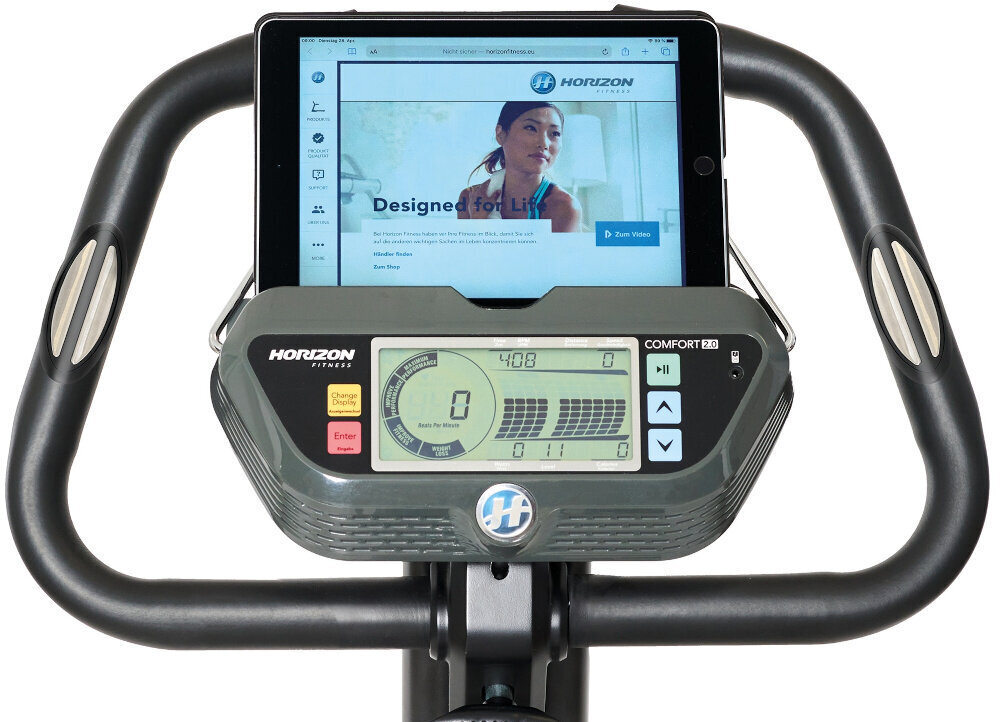 Rower elektromagnetyczny HORIZON FITNESS Comfort 2.0 wyświetlacz