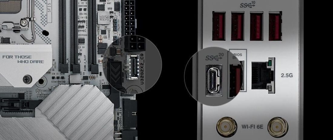 Płyta główna ASUS ROG Maximus Z790 APEX - USB 3.2 Gen 2x2 