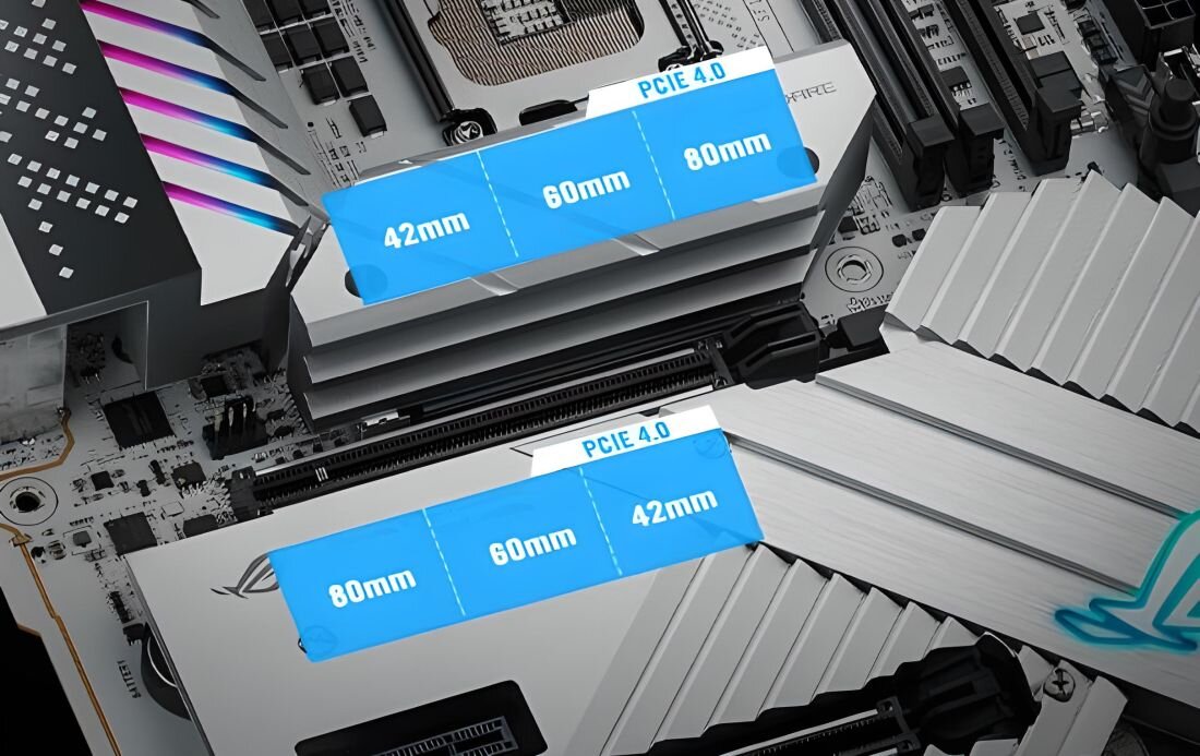 Płyta główna ASUS ROG Maximus Z790 APEX - gniazda M.2 