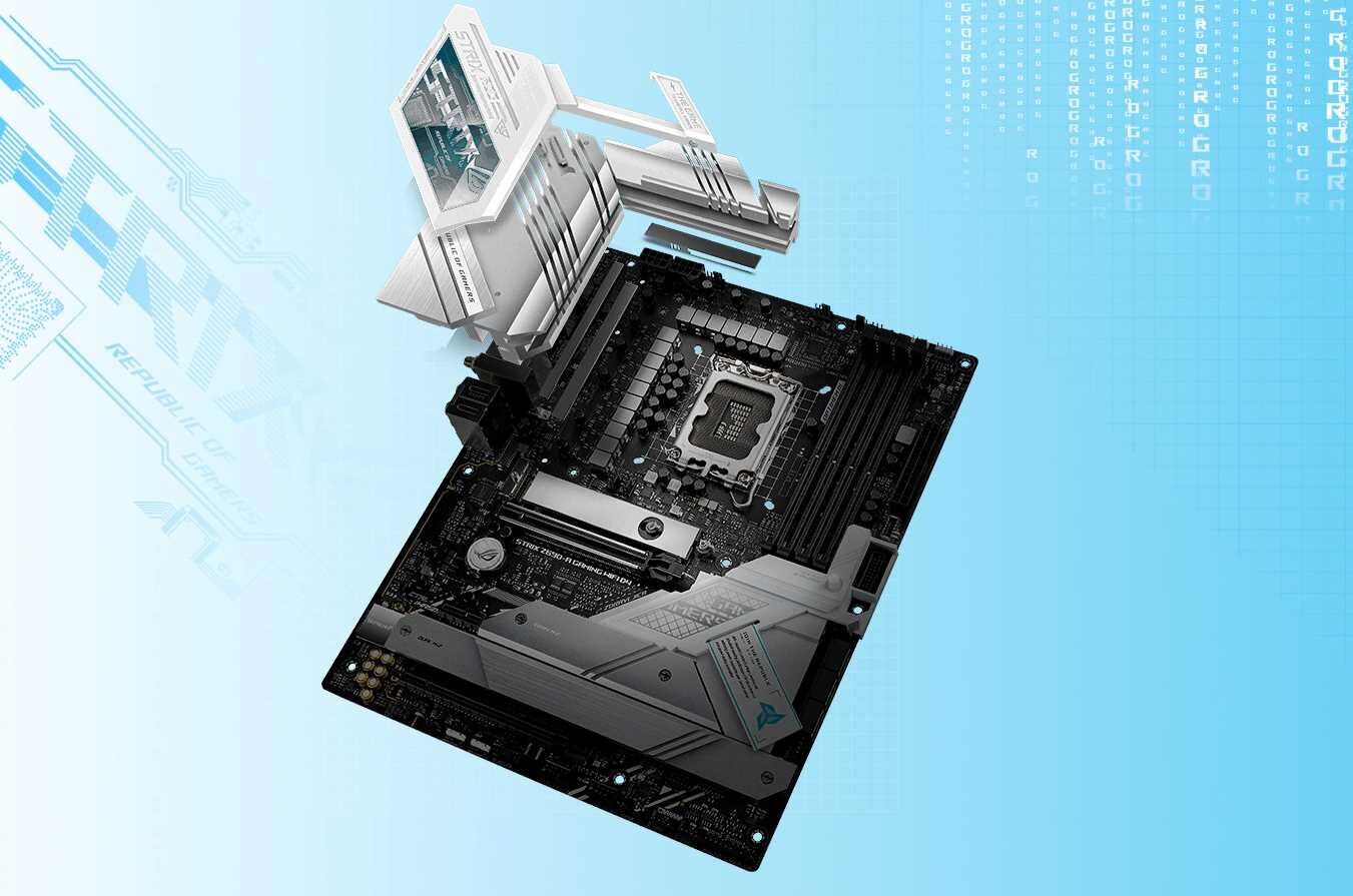 Płyta główna ASUS ROG Strix Z690-A Gaming WiFi - chłodzenie