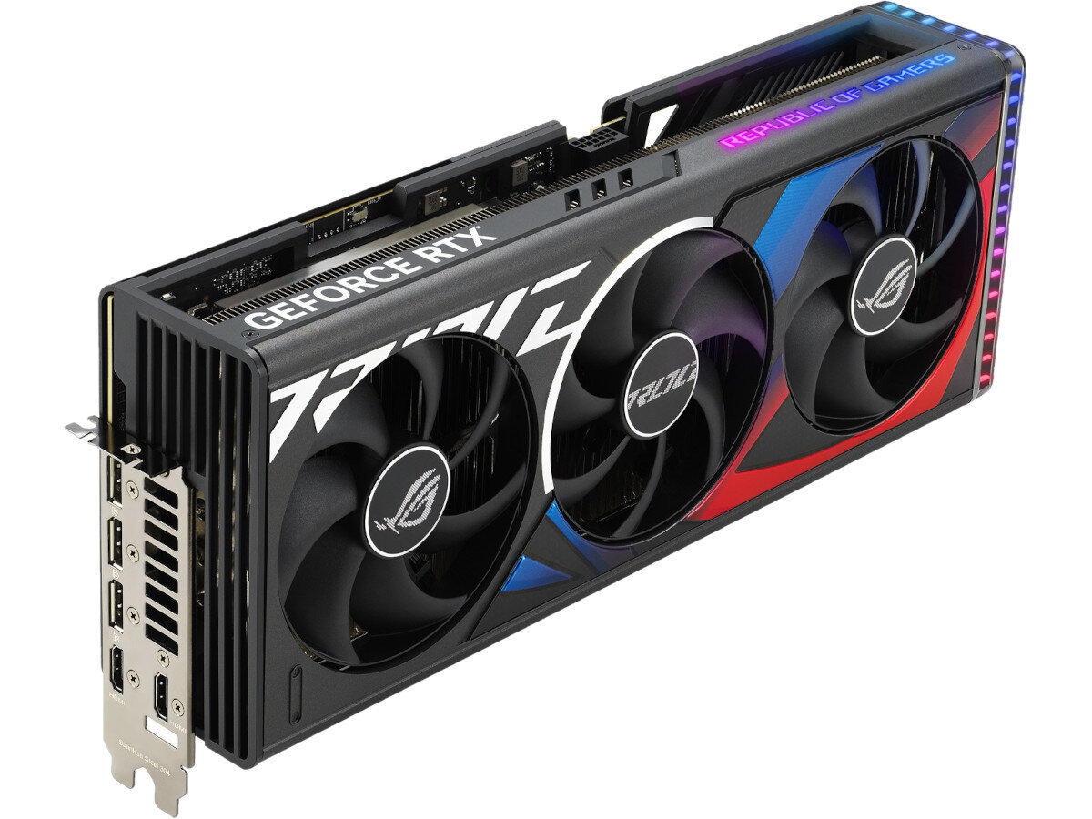 Karta graficzna ASUS ROG Strix GeForce RTX 4080 16GB dla wymagajacych graczy