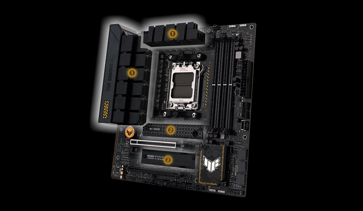 Płyta główna ASUS TUF Gaming B650M-Plus WiFi - Fan Expert 