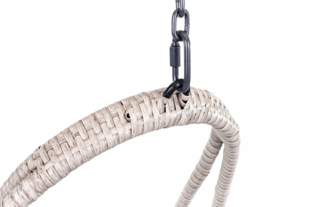 Fotel podwieszany MIRPOL Torino wysoki poziom komfortu wygodny odpoczynek optymalnie wyprofilowany kosz w ksztalcie lezki solidne mocowanie