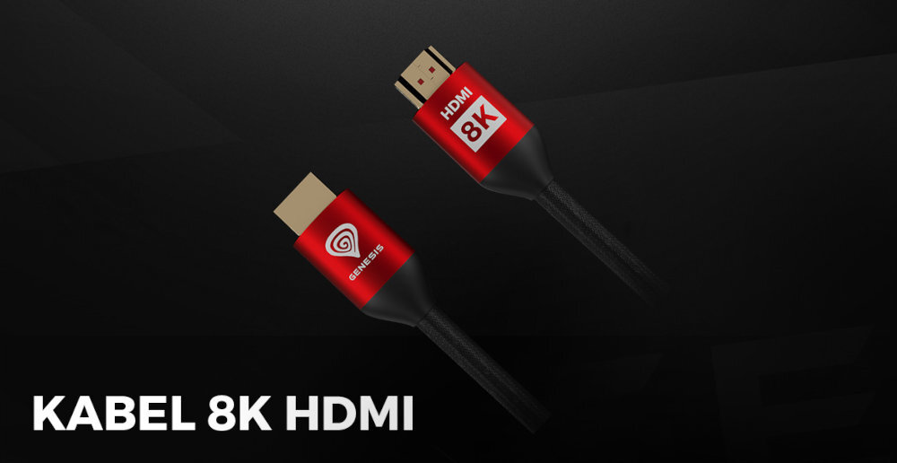 Kabel HDMI - HDMI GENESIS Premium komputera PC HDMI 2.1 PlayStation 4/PlayStation 5