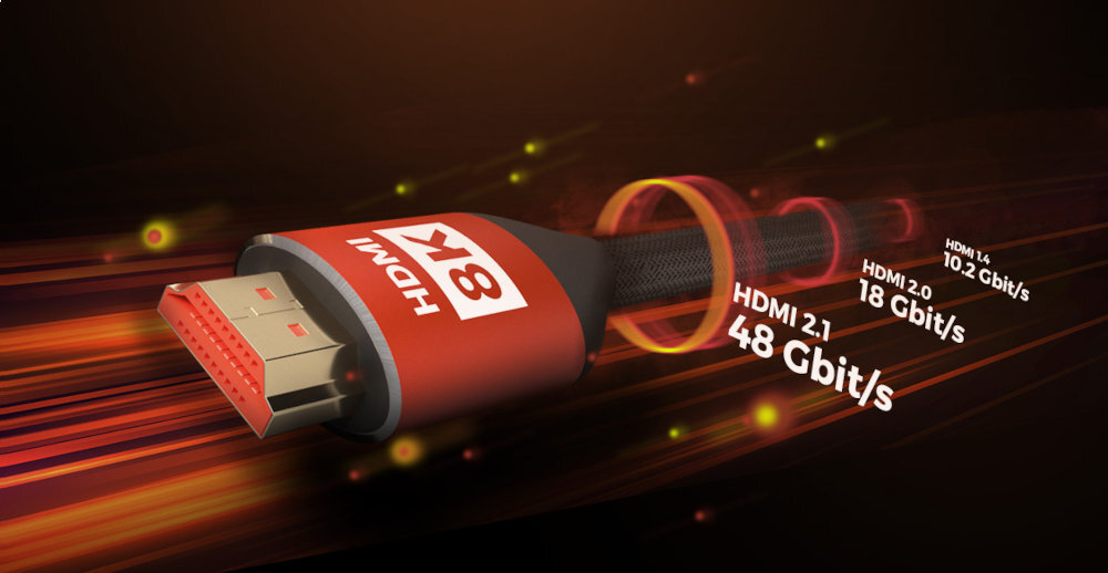 Kabel HDMI - HDMI GENESIS Premium standard HDMI 2.1 48 Gbit/s Display Stream Compression 8K (7680 x 4320) 120 Hz