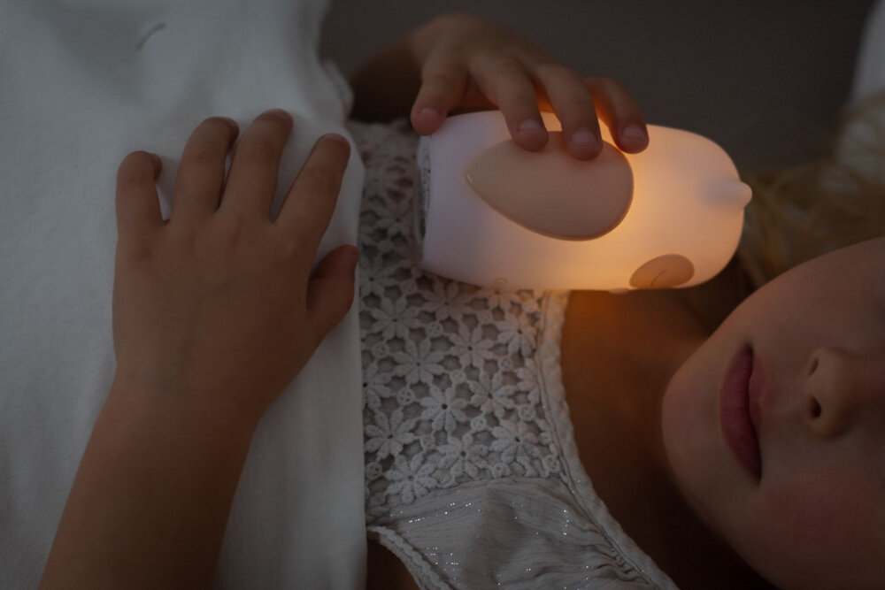 Lampka nocna OLALA BOUTIQUE Sowa Come OLB-XY-GR-19 delikatne łagodne natruralne światło