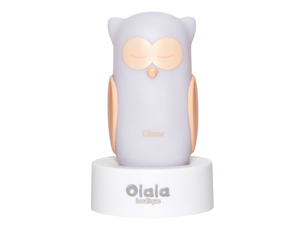 Lampka nocna OLALA BOUTIQUE Sowa Come OLB-XY-GR-19 baza ładująca nawet do 12 godzin użytkowania