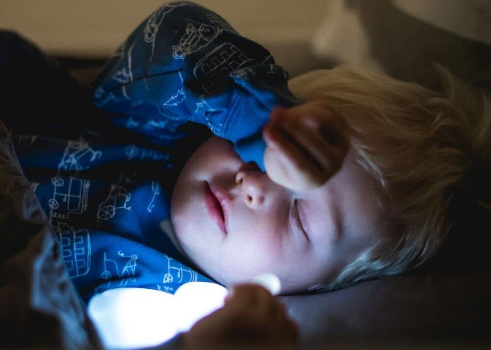 Lampka nocna OLALA BOUTIQUE Króliczek Charly OLB-XY-GR-31-1B Niebieski delikatne łagodne natruralne światło