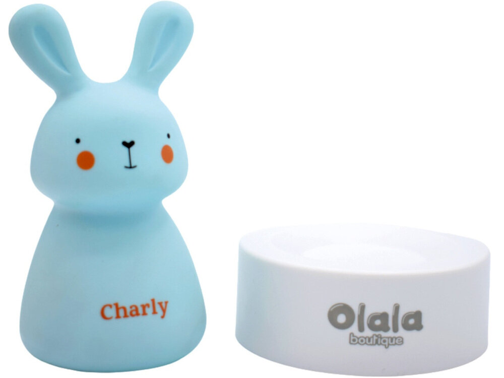 Lampka nocna OLALA BOUTIQUE Króliczek Charly OLB-XY-GR-31-1B Niebieski trwała odporna na wstrząsy łatwo się czyści