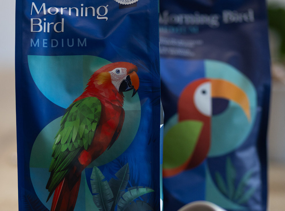 Kawa ziarnista MORNING BIRD Medium 1 kg