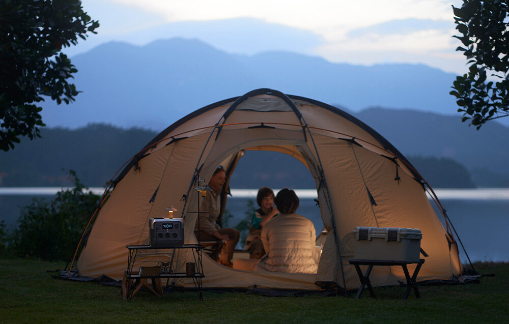 Stacja zasilania ECOFLOW River 2 Pro 768Wh wytrzymaly akumulator LFP czas dzialania okolo 10 lat okolo 3000 cykli ladowania zaawansowany system BMS ogniwa LFP wydajna bezpieczna