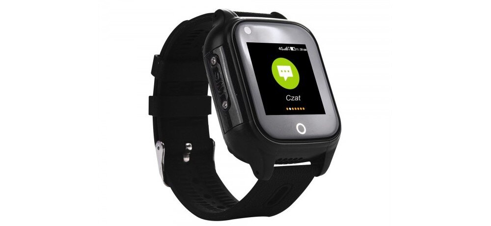 Smartwatch GOGPS FA28S   ekran bateria czujniki zdrowie sport pasek ładowanie pojemność rozdzielczość łączność sterowanie krew puls rozmowy smartfon aplikacja 