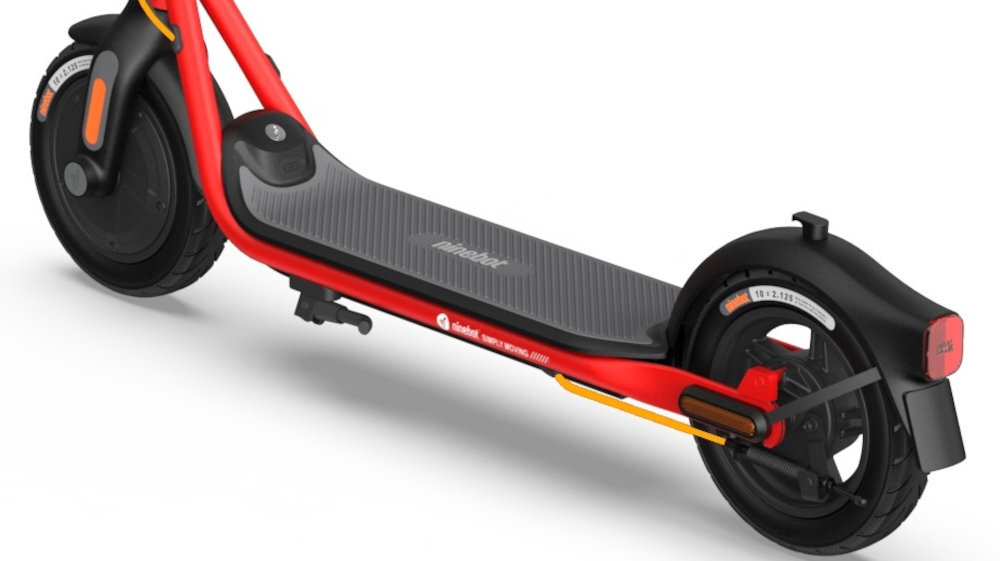 HULAJNOGA ELEKTRYCZNA NINEBOT BY SEGWAY KICKSCOOTER D28D koła przyczepność bieżnik