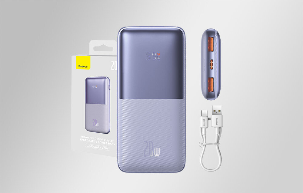 Powerbank BASEUS Bipow Pro 10000mAh  Urządzenia moc ładowanie wymiary bateria pojemność bezpieczeństwo lekkość wygoda