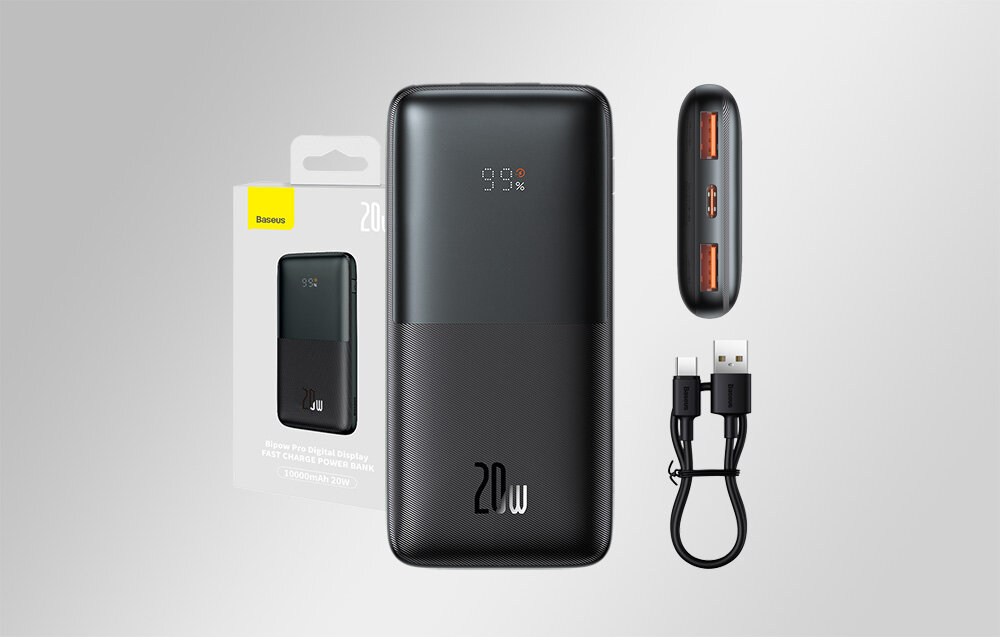 Powerbank BASEUS Bipow Pro 10000mAh Urządzenia moc ładowanie wymiary bateria pojemność bezpieczeństwo lekkość wygoda