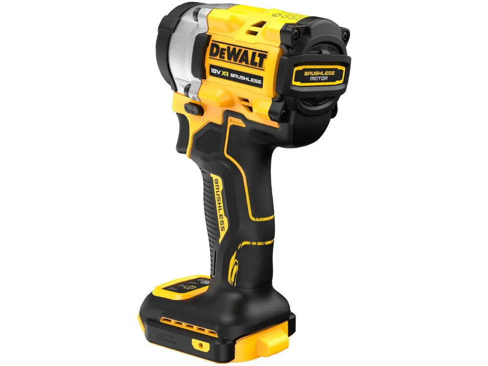 Klucz udarowy DEWALT DCF921E2T solidny uchwyt z powłoką antypoślizgową ergonomiczna rękojeść spust do regulacji siły
