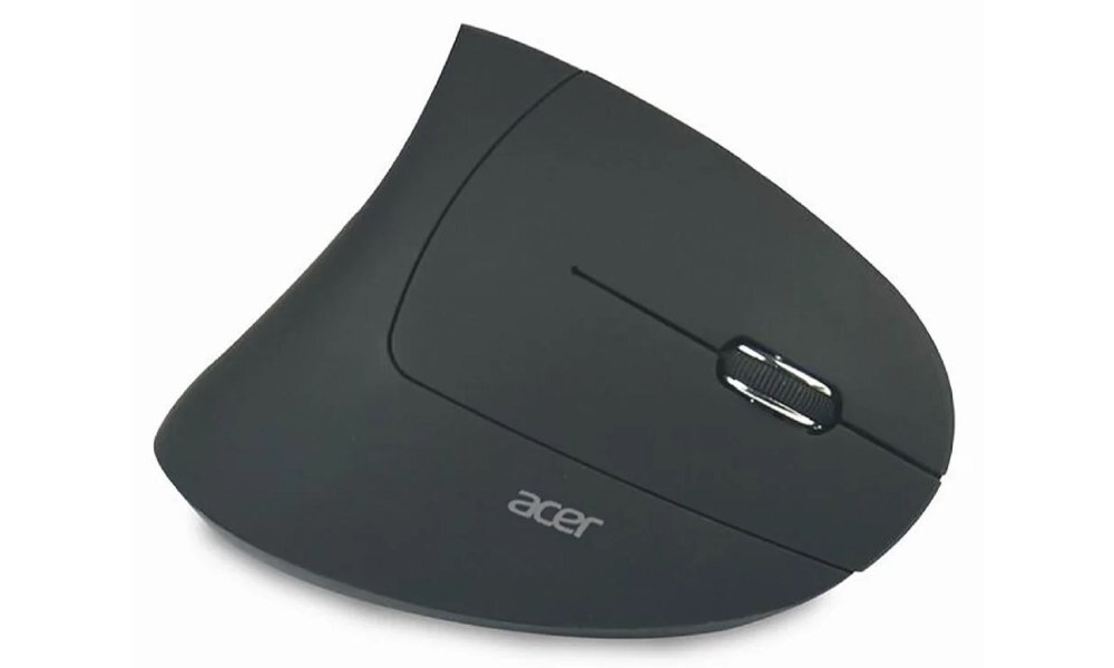 Mysz ACER Vertical komputerami i laptopami USB-A,  - mysz na białym tle od boku