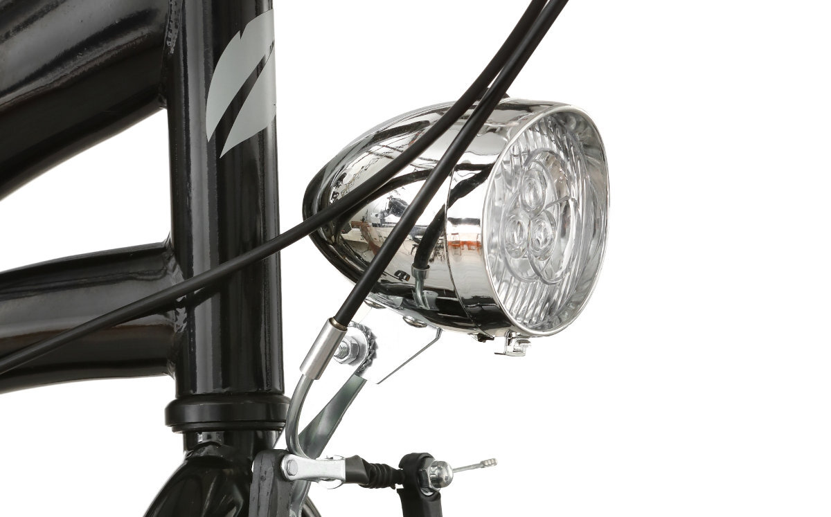 Rower miejski INDIANA Moena OS3B oświetlenie bezpieczeństwo