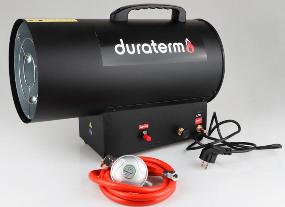 DURATERM NGDR30 nagrzewnica stabilna obudowa ochrona uszkodzenia zarysowania pęknięcia odkształcenia łatwa wygodna obsługa konserwacja transport ergonomiczny uchwyt