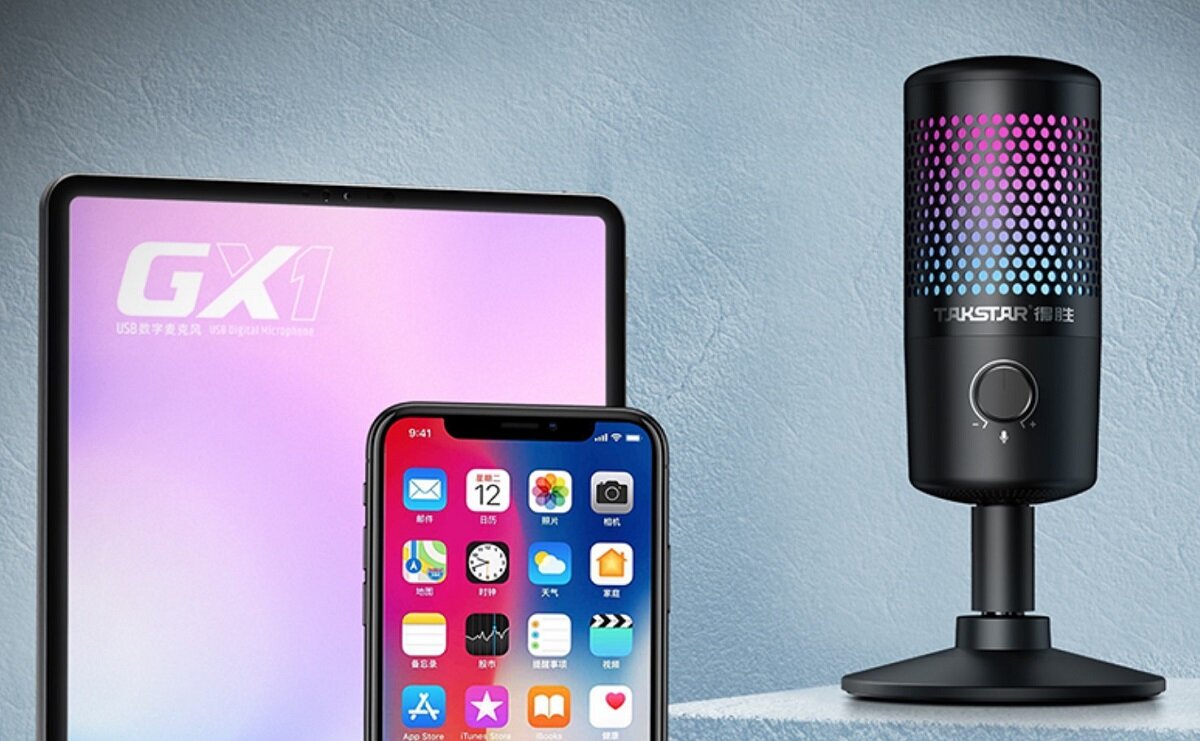Mikrofon TAKSTAR GX1 iOS Windows Android Prosta obsługa Wielofunkcyjność wszechstronność doskonałe brzmienie