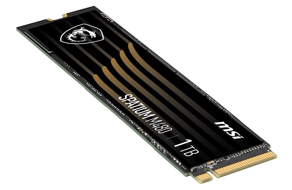 Dysk MSI Spatium M480 Nowa pamięć masowa o oszałamiających prędkościach i niesamowitej wydajności Zupełnie nowy poziom