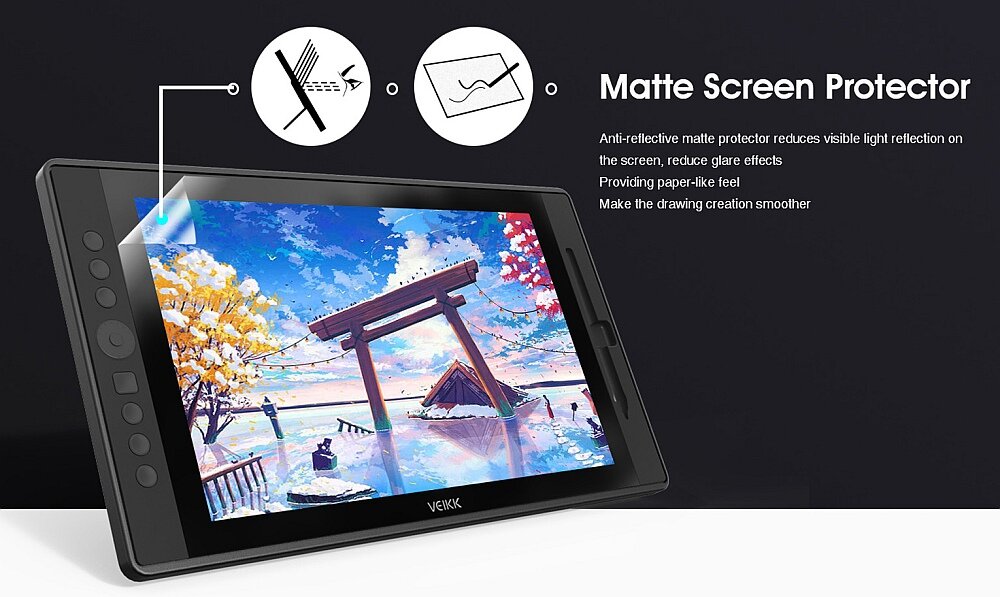 Tablet graficzny VEIKK VK1560 wygoda