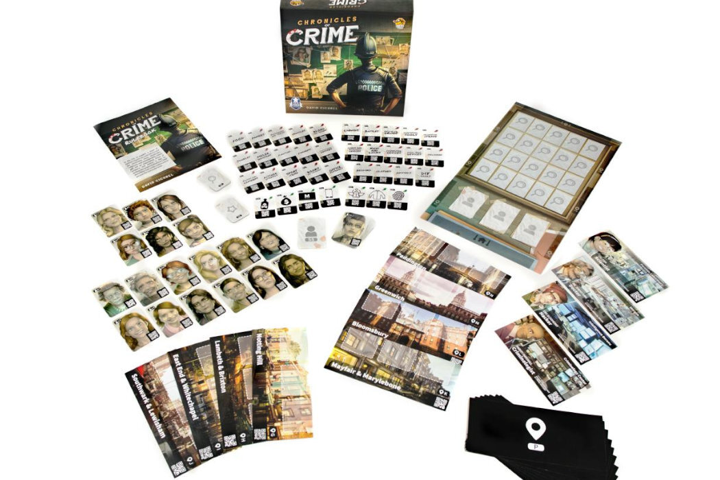 Gra planszowa LUCKY DUCK GAMES Kroniki Zbrodni: Edycja Specjalna VR zabawa zagadka współpraca karty kroniki scenariusze dodatki