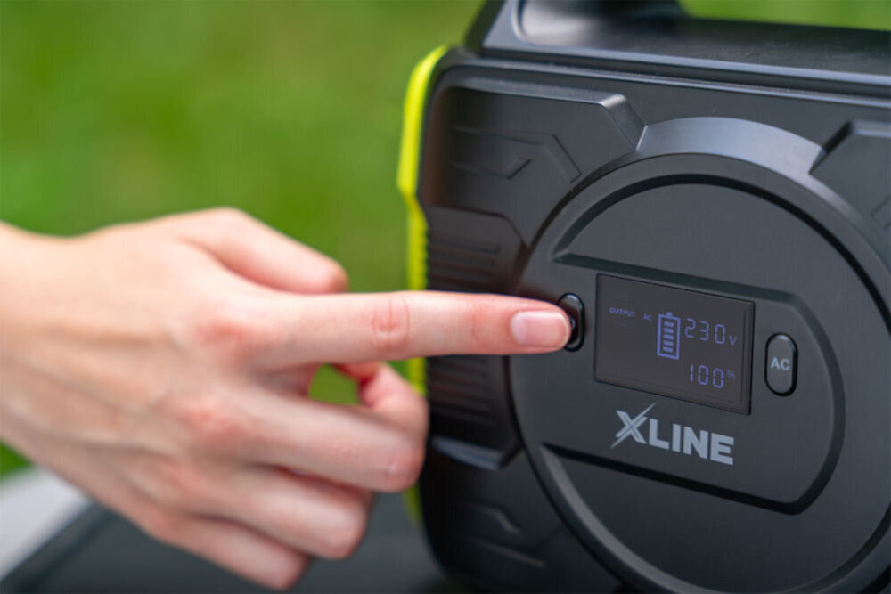 Stacja zasilania XLINE XPS300 wyświetlacz lcd wskaźniki