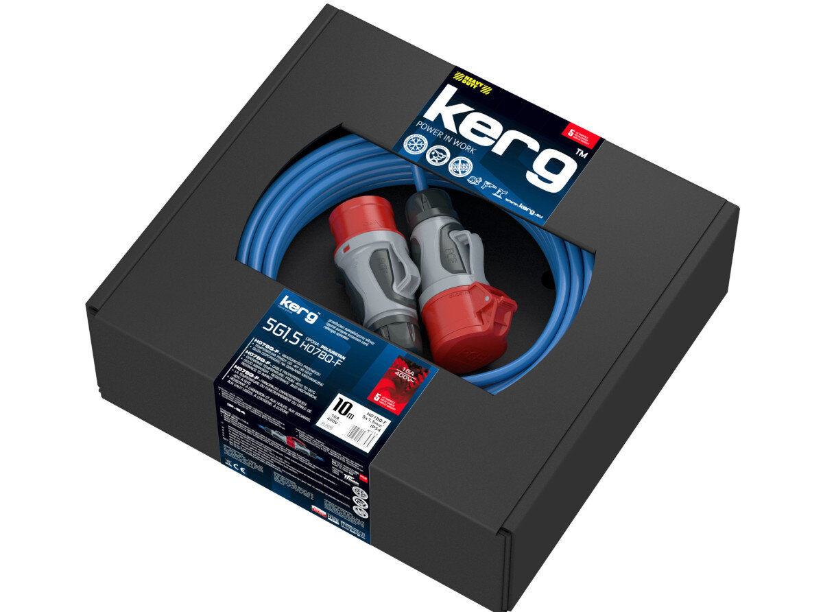 Przedłużacz KERG odporność temperatury związki oleje paliwa