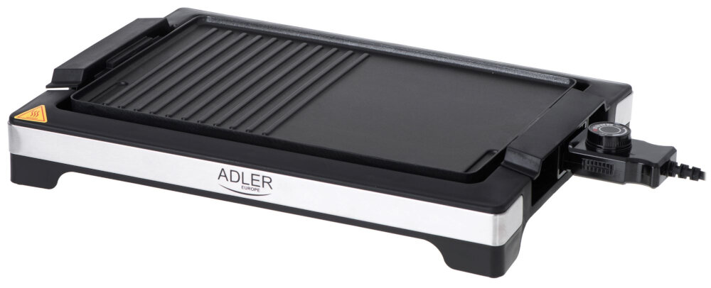 Grill elektryczny ADLER AD 6614 moc zasilanie wtyczka E/F długość przewód 110 cm