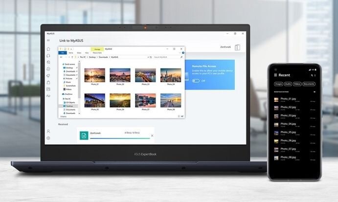 Laptop ASUS ExpertBook B5402CBA - MyASUS