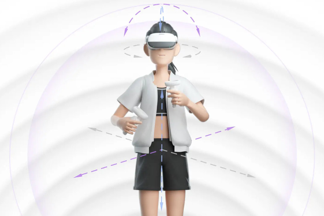 Gogle VR PICO Neo 3 Link dźwięk przestrzenny stero dane