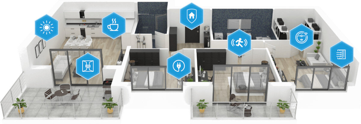 Czujnik temperatury i wilgotności SETTI+ SS302 smart home inteligentny dom
