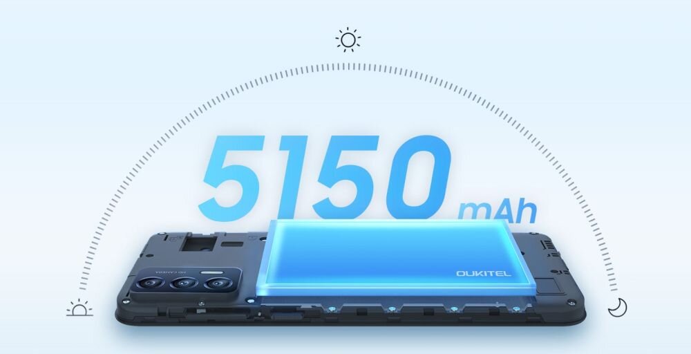 Smartfon OUKITEL C31   ekran bateria aparat procesor ram pamięć pojemność rozdzielczość zdjęcia filmy opis dane cechy blokady system łączność wifi bluetooth obudowa szkło odporność porty muzyka transfer sieć przekątna matryca waga czujniki oled amoled ips