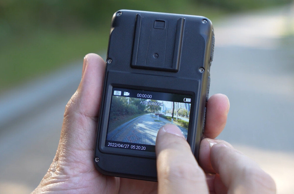 Kamera sportowa SJCAM A50 Body Cam wyświetlacz wymiary przekątna