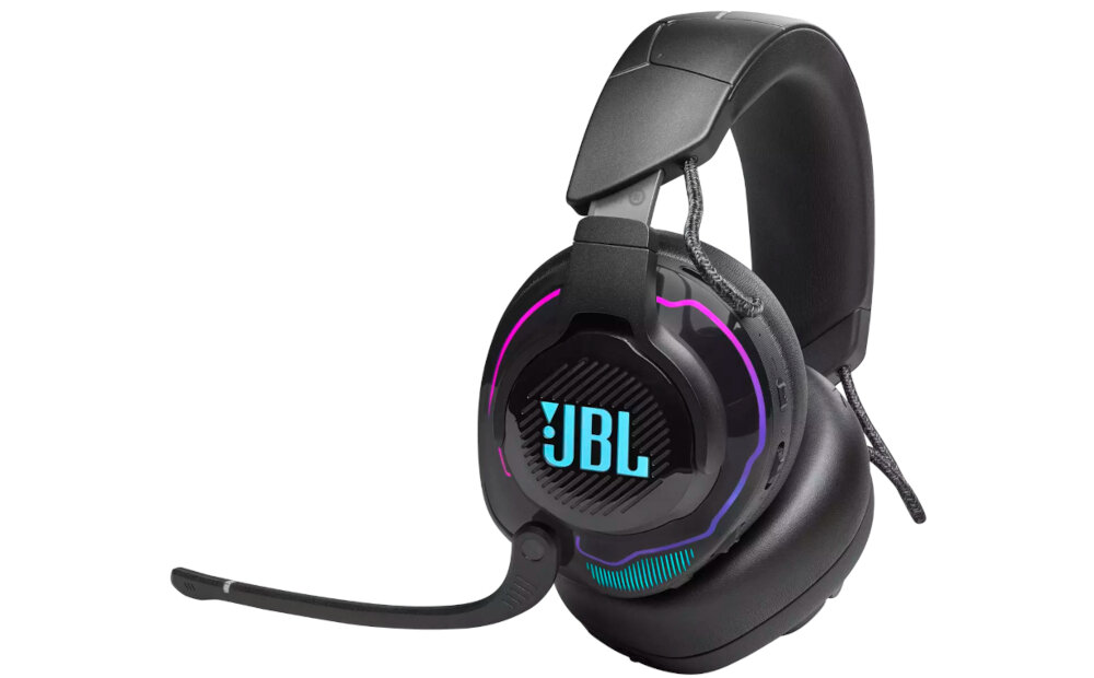 Słuchawki JBL Quantum 910 jakość wykonanie przetworniki łączność mikrofon regulacja głośność nauszniki pałąk regulacja aktywna redukcja szumów