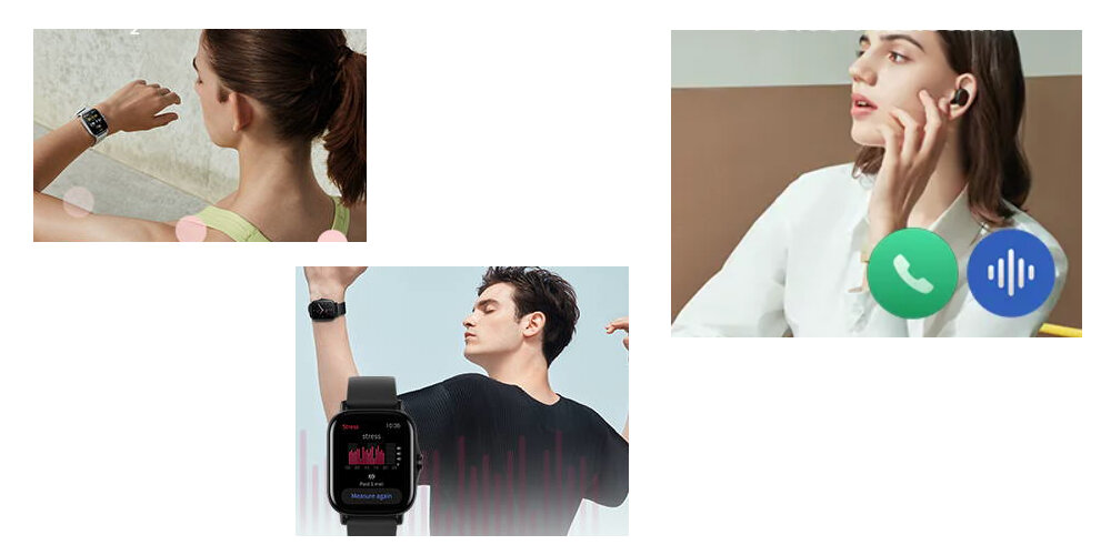 Smartwatch AMAZFIT GTS 2 tętno ciśnienie poziom saturacji