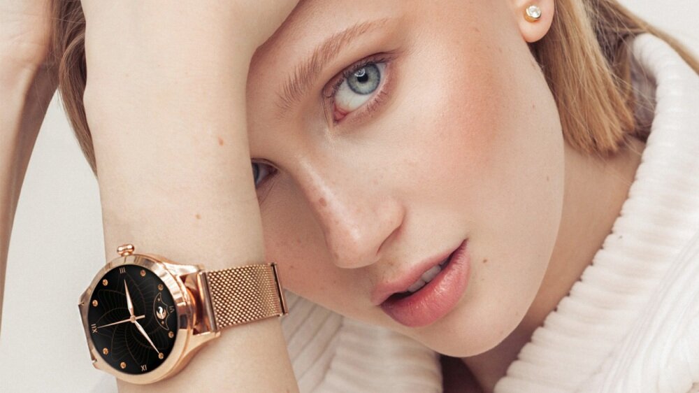 Smartwatch MAXCOM FW42  ekran bateria sport zdrowie monitoring puls pasek 