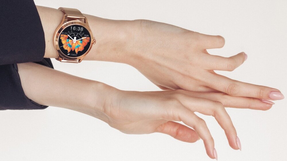 Smartwatch MAXCOM FW42  ekran bateria sport zdrowie monitoring puls pasek 