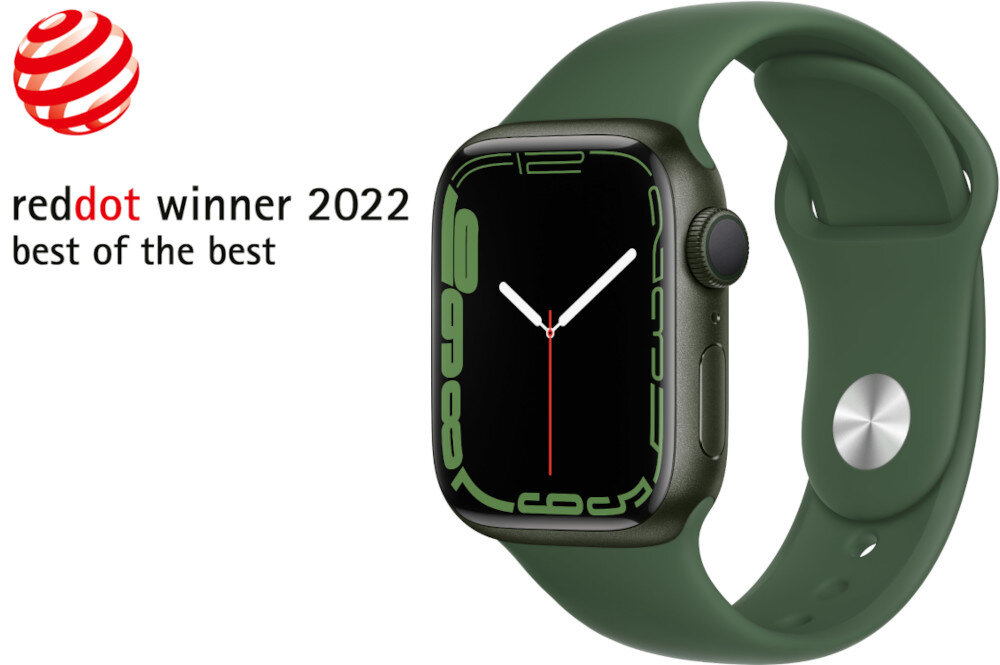 Smartwatch APPLE Watch 7 nagroda reddot