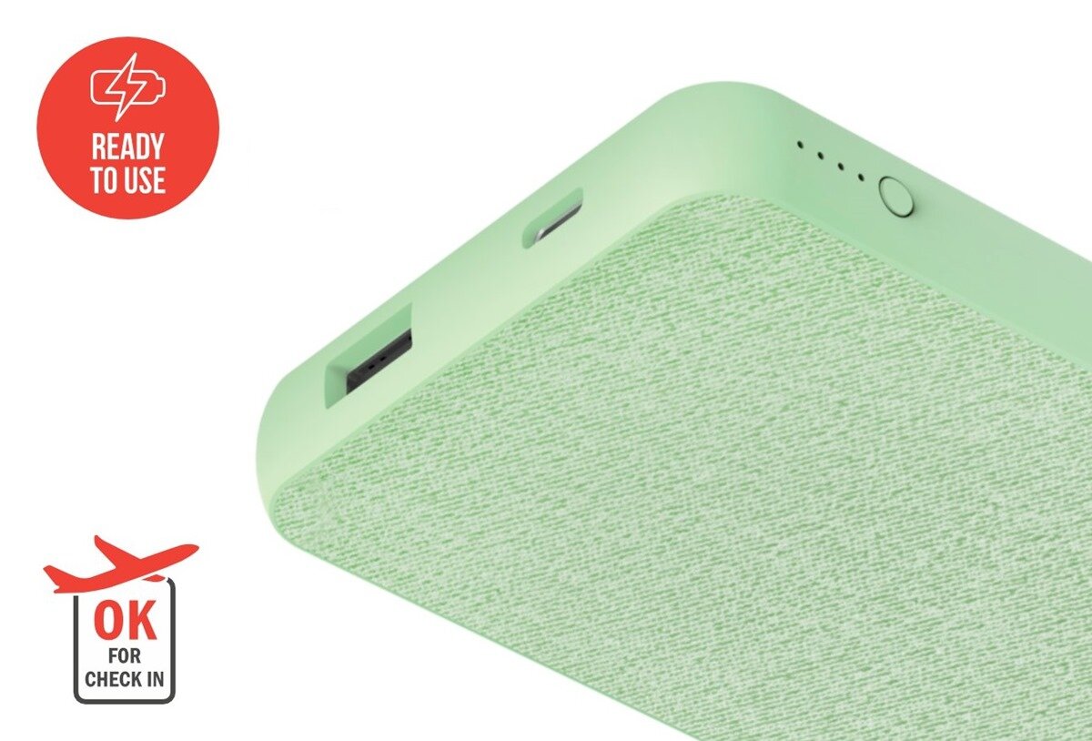 Gotowy do użycia Powerbank Hama Fabric 10
