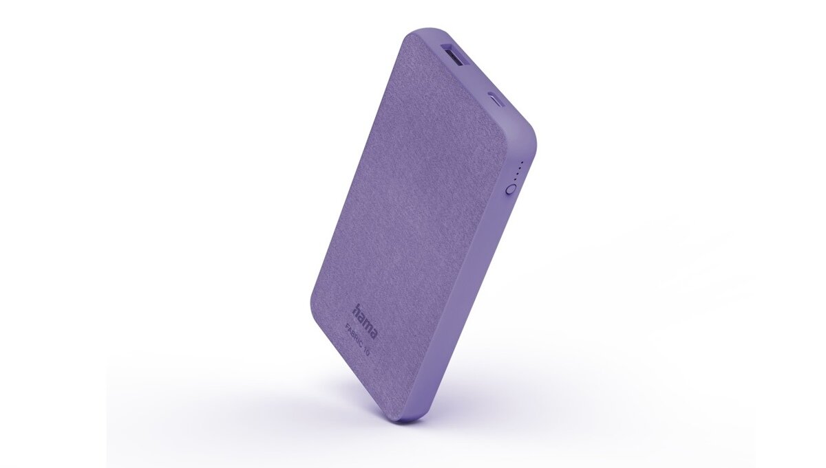Pewność i bezpieczeństwo Powerbank Hama Fabric 10