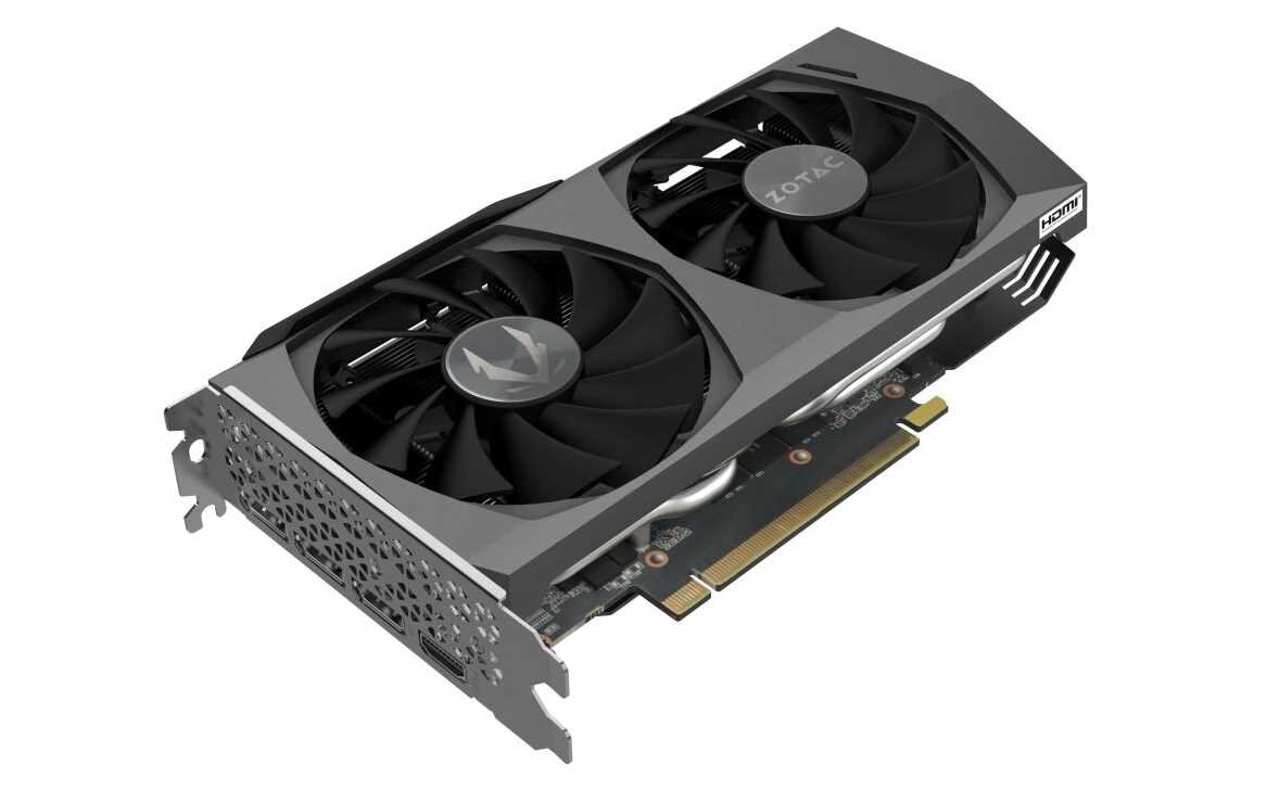Karta graficzna ZOTAC GeForce RTX 3050 AMP 8GB - Kompaktowe rozmiary  