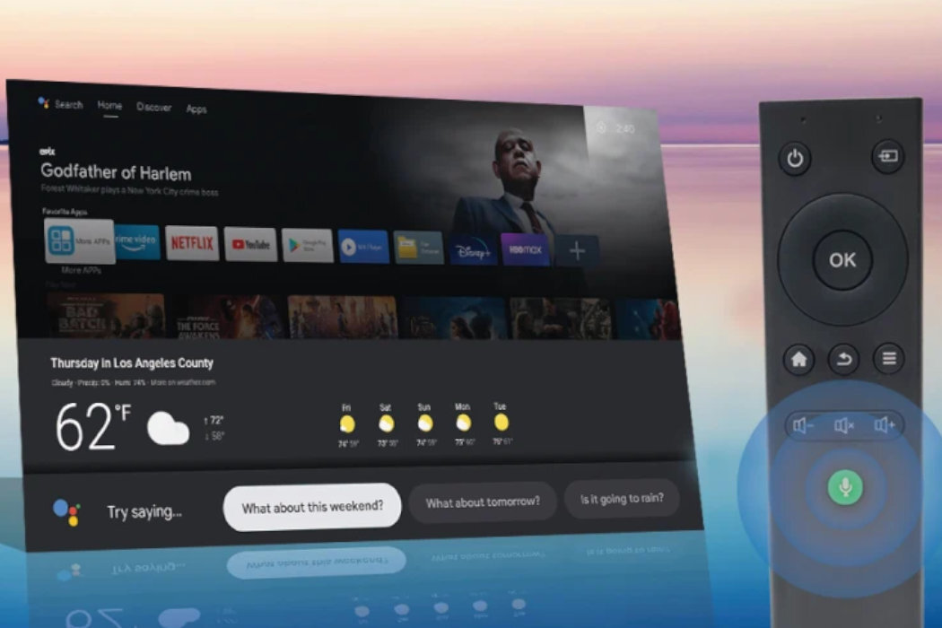 Projektor WANBO T2R Max ułatwienie zabawa filmy seriale smartphone ekran prostota łatwość konfiguracja Google Play Asystent sterowanie głosem pilot
